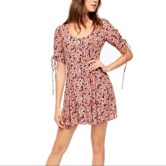 🎉Host pick!🎉{Free People} lace up mini dress - Picture 2 of 11